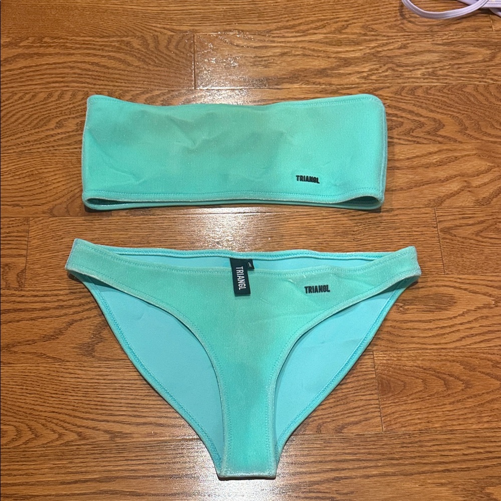 Triangl Swimwear Aqua Bikini Set